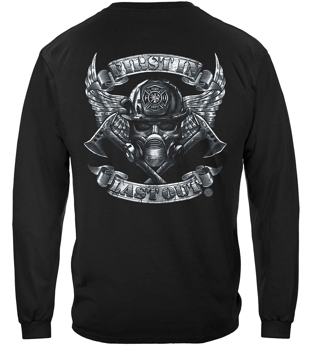 Steel Fire Wings With Foil Stamp Premium T-Shirt