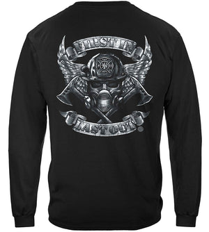 More Picture, Steel Fire Wings With Foil Stamp Premium T-Shirt