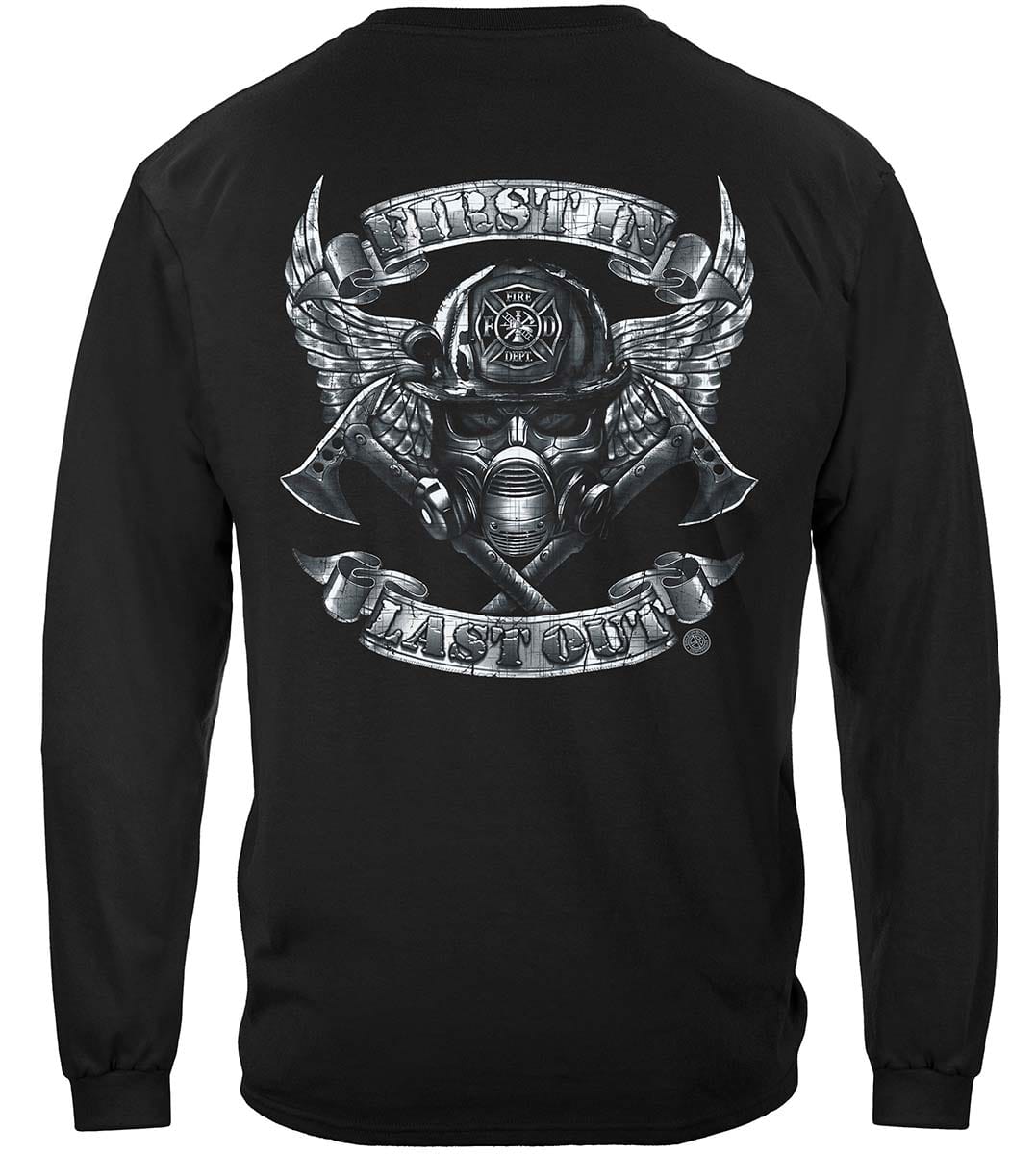 Steel Fire Wings With Foil Stamp Premium Long Sleeves