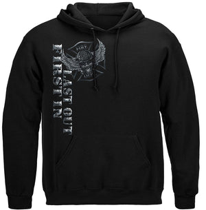 More Picture, Steel Fire Wings With Foil Stamp Premium T-Shirt