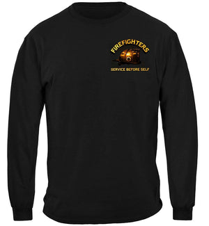 More Picture, Home Is Where You Hang Your Hat Firefighter Premium Long Sleeves