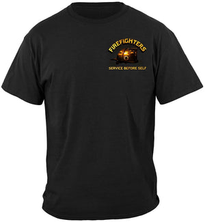 More Picture, Home Is Where You Hang Your Hat Firefighter Premium T-Shirt