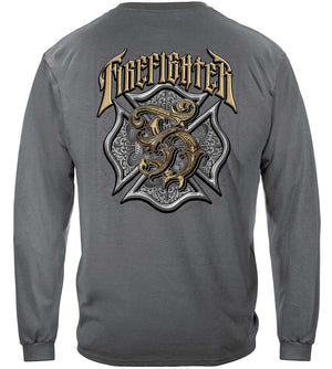 More Picture, Firefighter Vintage Premium T-Shirt