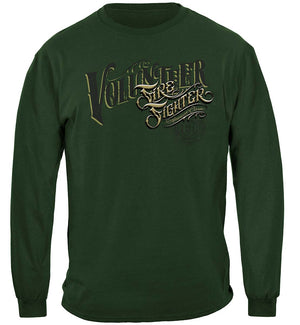 More Picture, Firefighter Volunteer American Classic Premium Long Sleeves