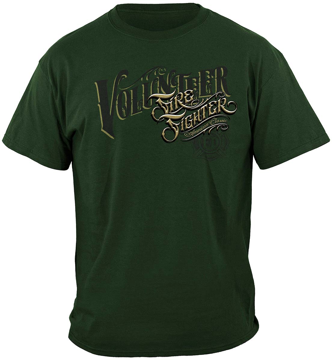 Firefighter Volunteer American Classic Premium Long Sleeves