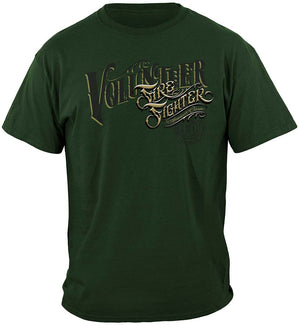 More Picture, Firefighter Volunteer American Classic Premium Hooded Sweat Shirt