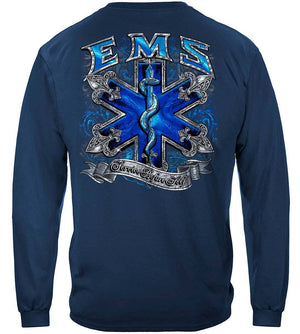 More Picture, EMS Steel Silver Foil Premium Hooded Sweat Shirt