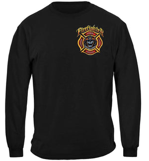More Picture, Firefighter Biker And Axes Premium T-Shirt