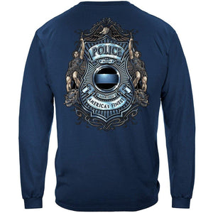 More Picture, Police American Finest Justice Premium Long Sleeves