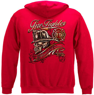 More Picture, Firefighter Skull American Classic Premium Long Sleeves