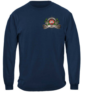 More Picture, Firefighter Traditional Anique Pump Truck Premium Long Sleeves