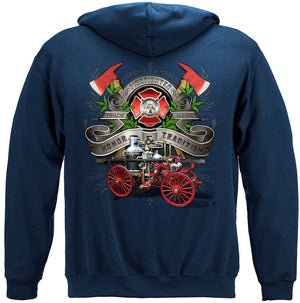 More Picture, Firefighter Traditional Anique Pump Truck Premium Long Sleeves