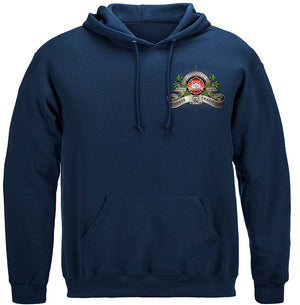 More Picture, Firefighter Traditional Anique Pump Truck Premium Hooded Sweat Shirt