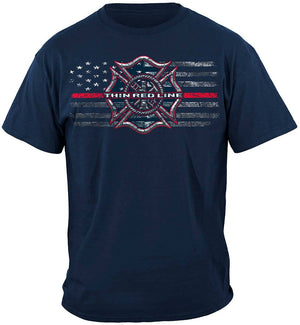 More Picture, Thin Red Line Firefighter Premium Long Sleeves