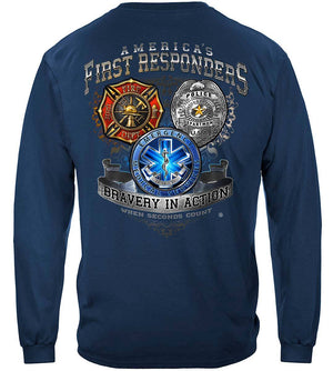 More Picture, America's First Responders Premium T-Shirt