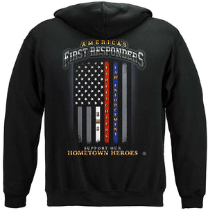 More Picture, First Responder Flag of Honor Premium T-Shirt