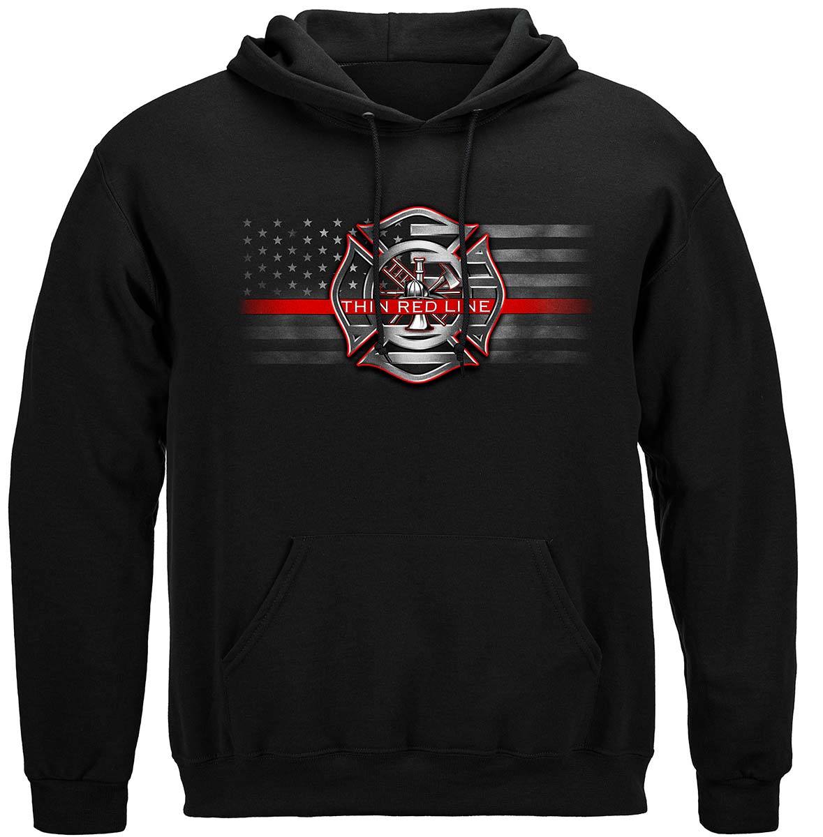 Firefighter I Stand for the Flag kneel for the fallen Premium Hooded Sweat Shirt