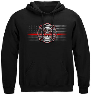 More Picture, Firefighter I Stand for the Flag kneel for the fallen Premium Hooded Sweat Shirt