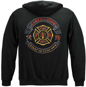 More Picture, Firefighter  Biker MC Premium T-Shirt