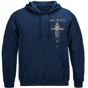 More Picture, Back the Blue Matthew 5:9 Christian Shirt Premium Long Sleeves