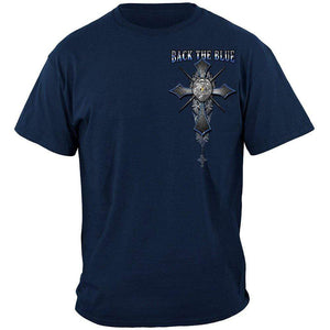 More Picture, Back the Blue Matthew 5:9 Christian Shirt Premium T-Shirt