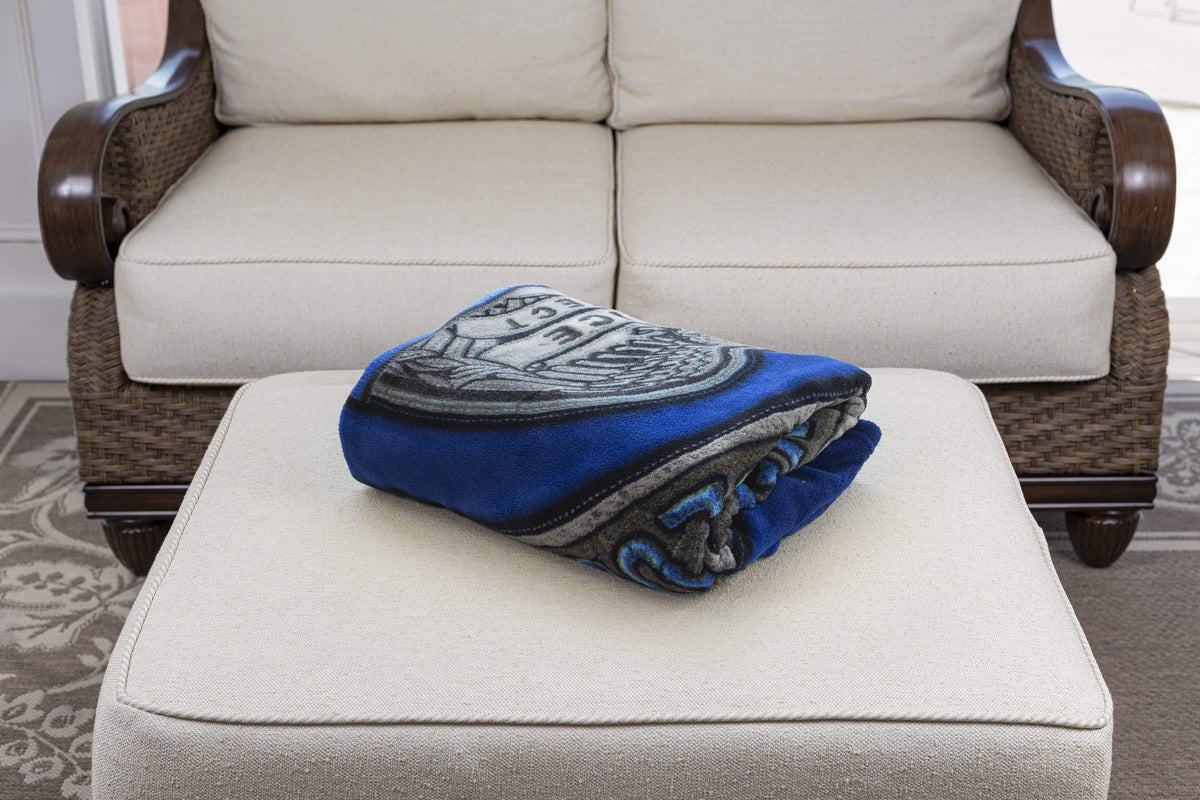 Back the Blue Law Enforcement Blue Lives Matter Premium Plush Blanket