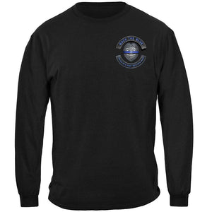 More Picture, Back the Blue Law enforcement Blue lives Mater Serve and Protect Premium T-Shirt