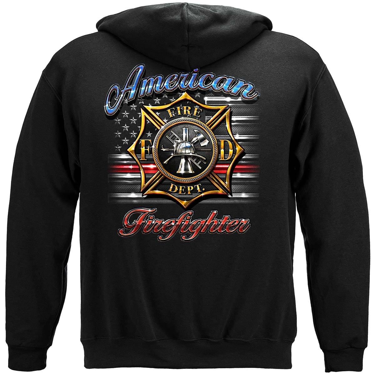 Firefighter Vintage Tattoo Art Premium Long Sleeves