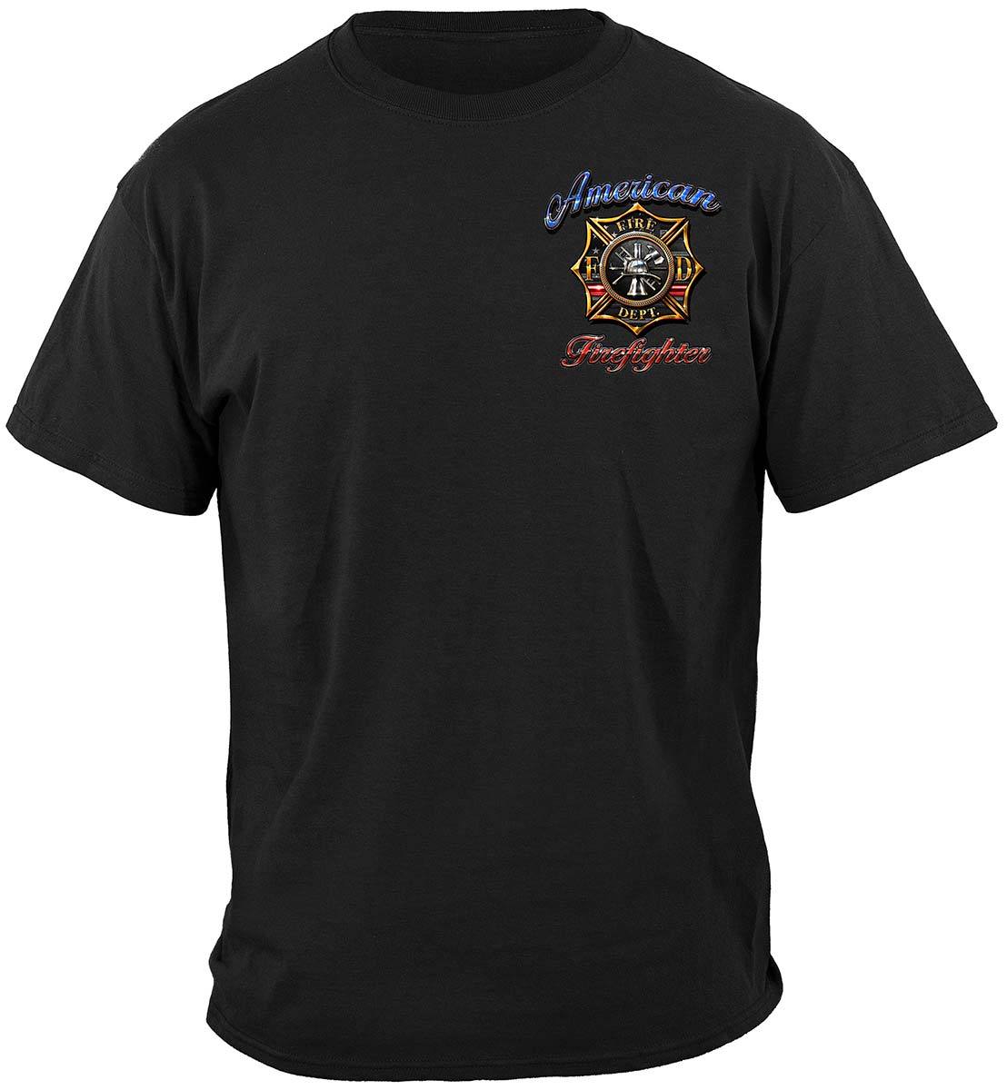 Firefighter Vintage Tattoo Art Premium T-Shirt