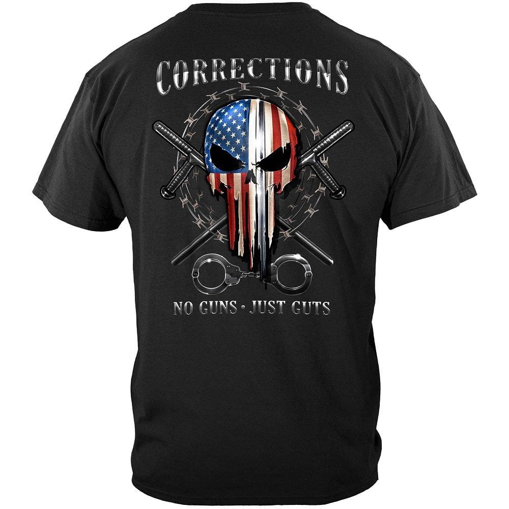 Skull of Freedom Corrections Officer Premium Long Sleeves