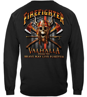More Picture, Firefighter Viking Premium Hooded Sweat Shirt
