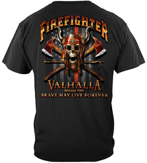 More Picture, Firefighter Viking Premium T-Shirt