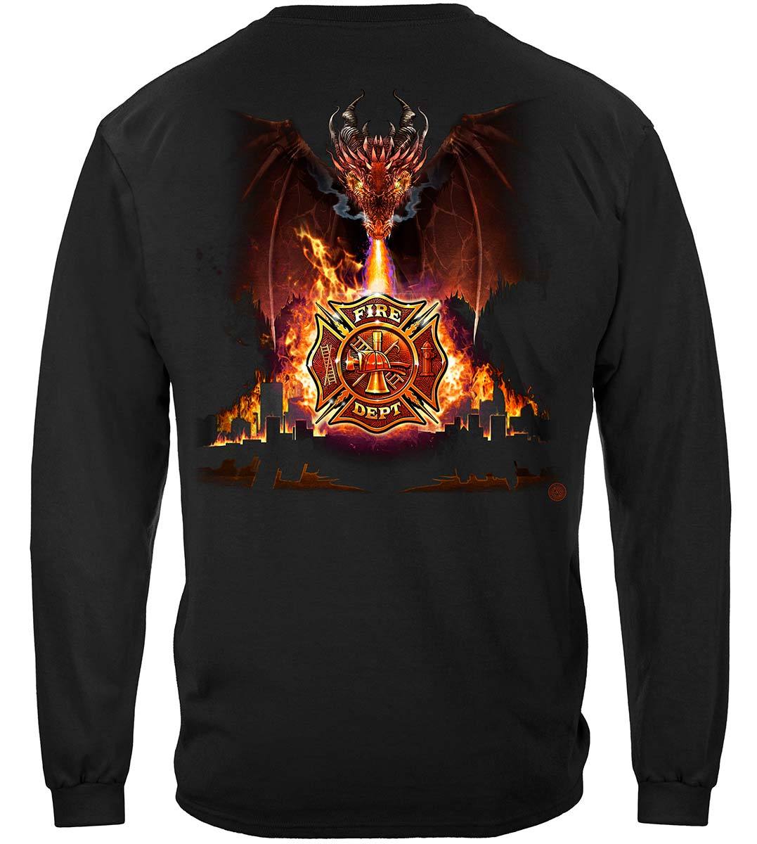 Firefighter City Dragon Premium T-Shirt