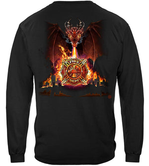 More Picture, Firefighter City Dragon Premium T-Shirt
