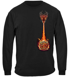 More Picture, Firefighter City Dragon Premium T-Shirt