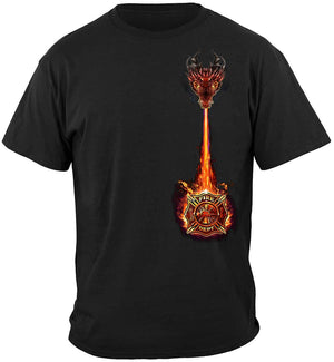 More Picture, Firefighter City Dragon Premium T-Shirt