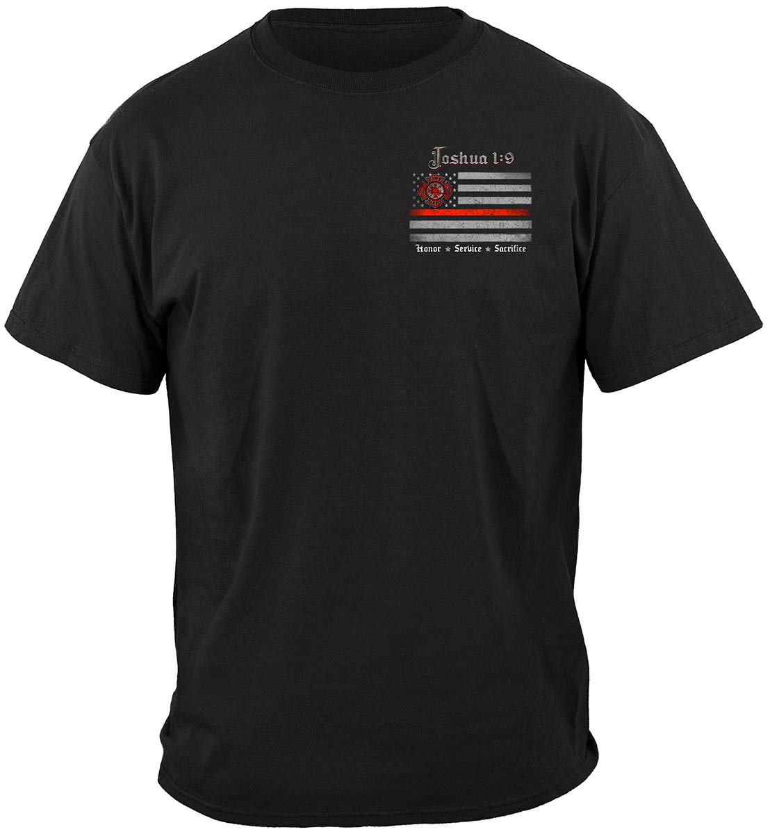Firefighter Joshua 1:9 Premium T-Shirt