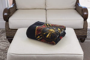 More Picture, Firefighter Patriotic Flag Axe Premium Plush Blanket