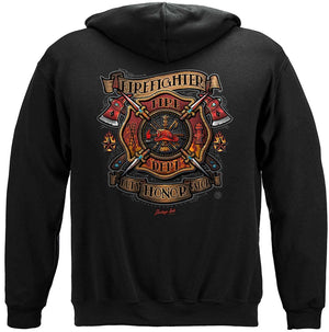 More Picture, Firefighter Tattoo Vintage Ink Premium T-Shirt