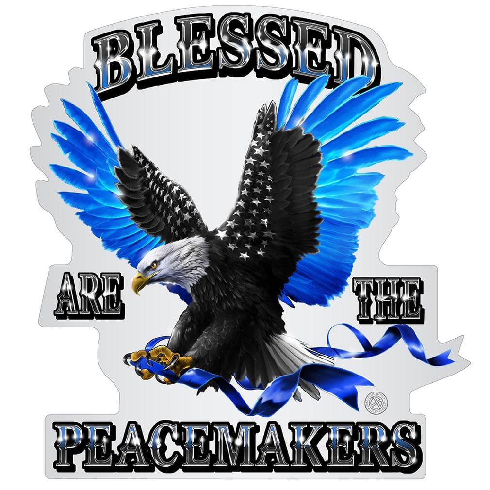 Blessed Are the Peace Makers Premium Reflective Decal