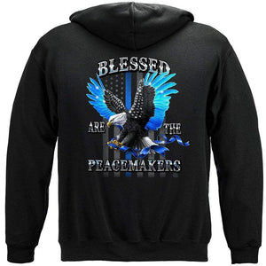 More Picture, Blessed Are the Peace Makers Premium Hooded Sweat Shirt