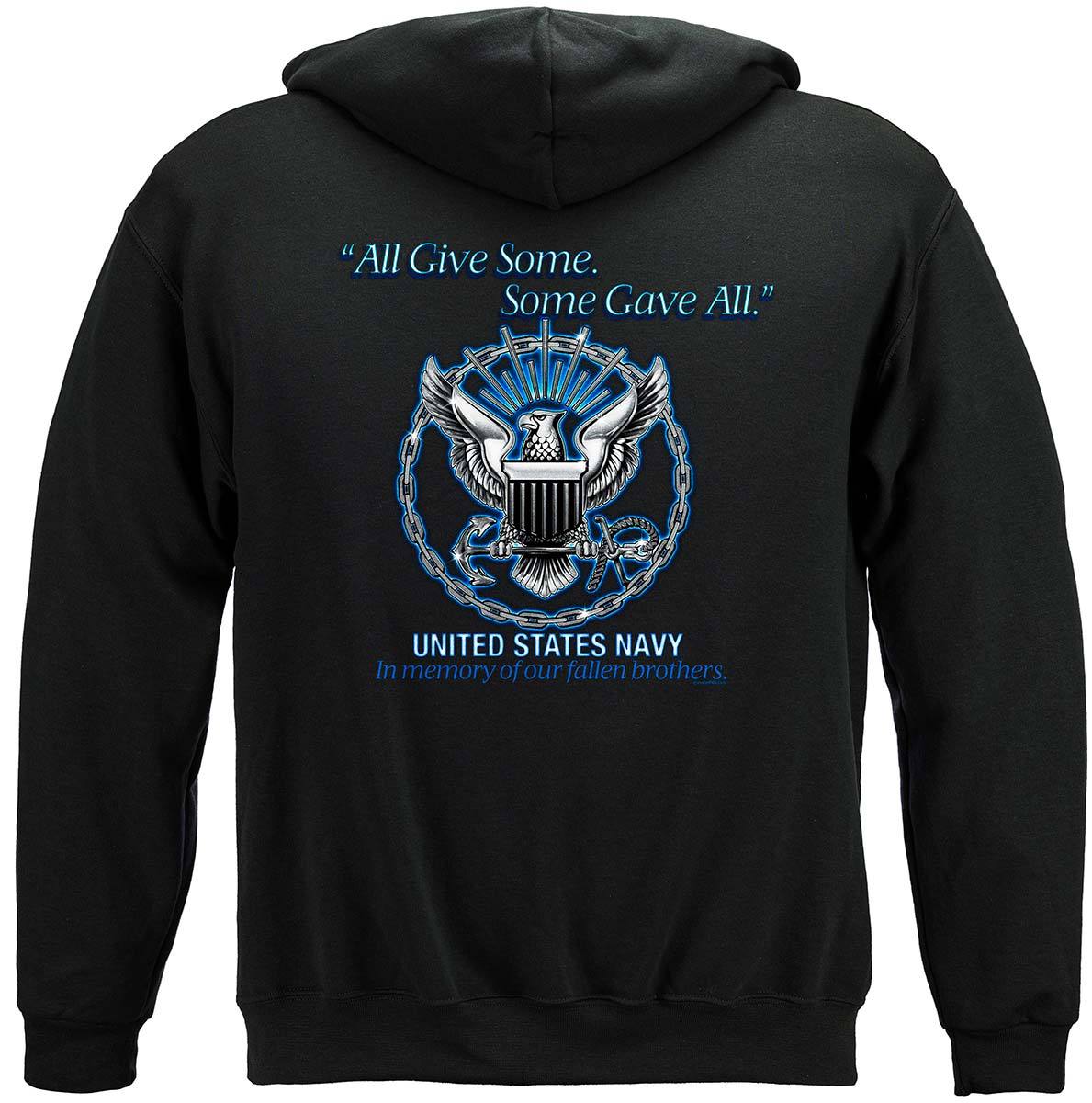 Gave All Navy Premium Long Sleeves
