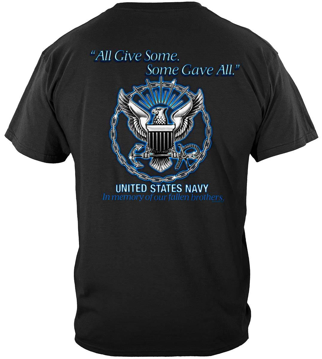 Gave All Navy Premium Long Sleeves