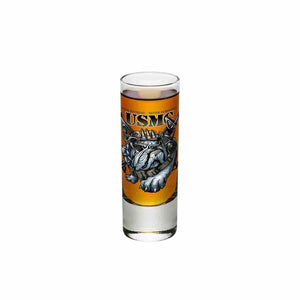 More Picture, Never Retreat Never Surrender Marine Corps Shot Glass