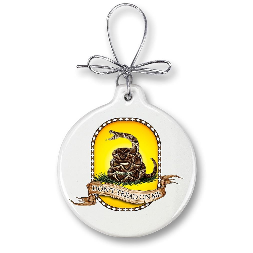 Don&#39;t Tread On Me Christmas Tree Ornaments