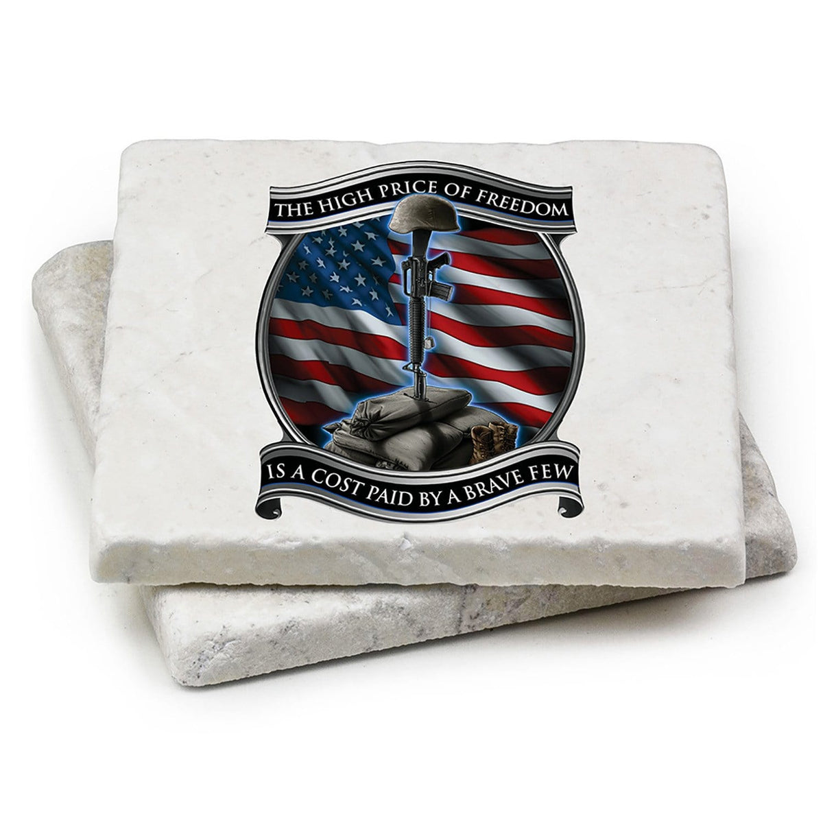 Soldiers Cross Coaster Ivory