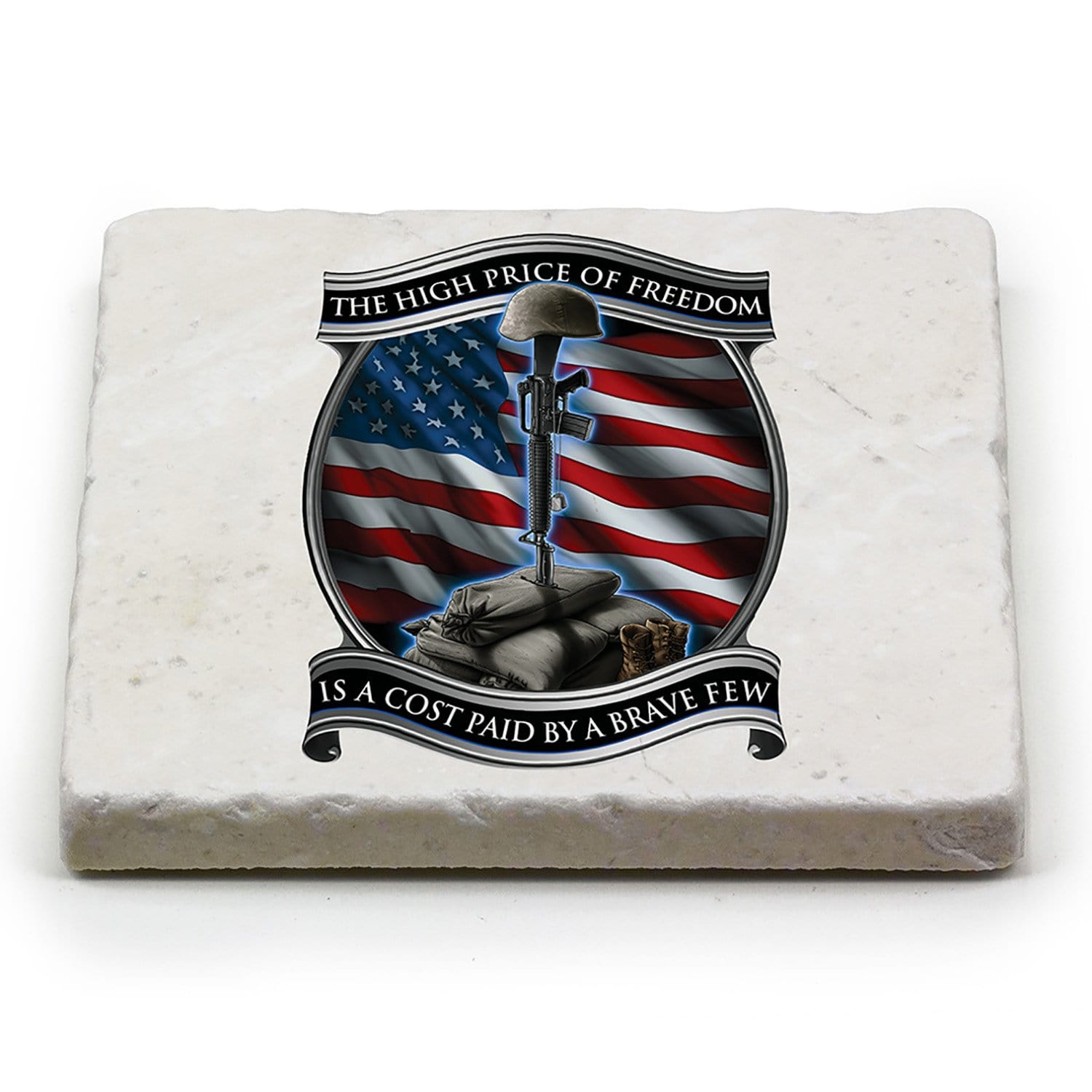 Soldiers Cross Coaster Ivory