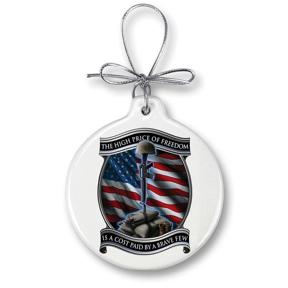 Soldiers Cross Christmas Tree Ornaments