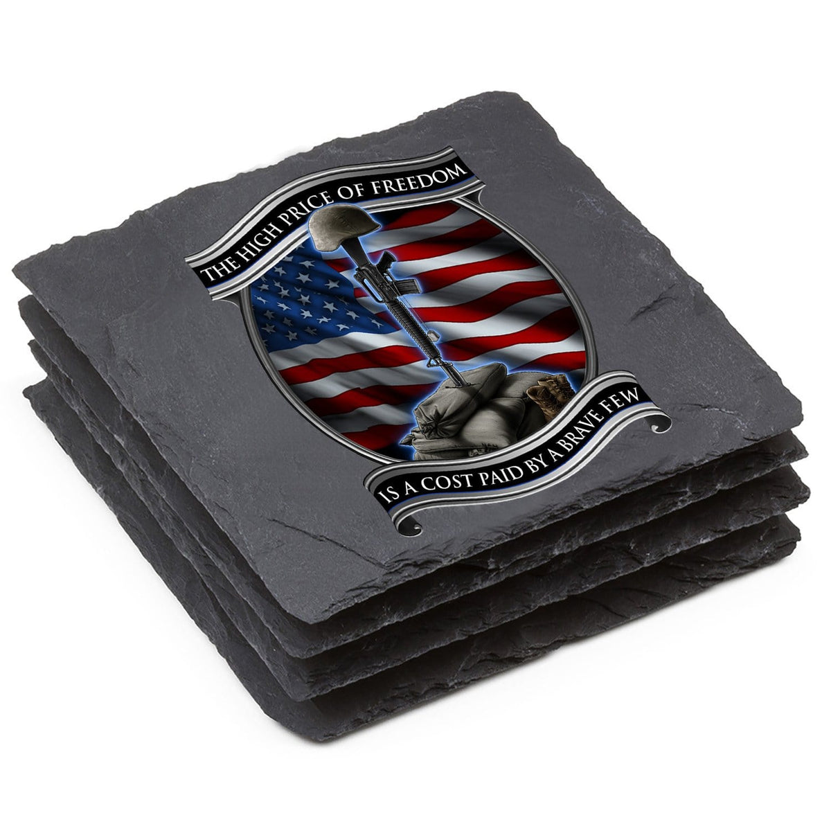 Soldiers Cross Coaster Black