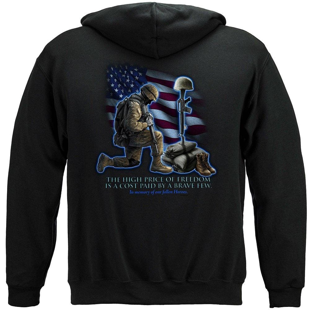 Soldiers Cross Premium Men's Hooded Sweat Shirt